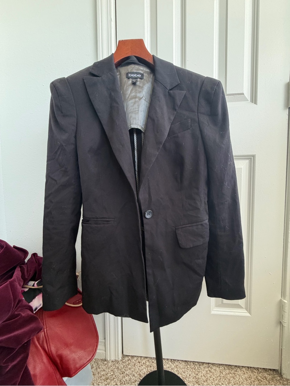 BeBe black blazer.